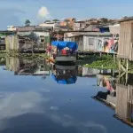 A presença de chuvas no Amazonas durante julho, considerada incomum, já havia sido prevista nos boletins climáticos em razão da influência de umidade vinda do Atlântico | Foto: Reprodução/X
