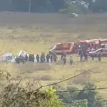 As primeiras informações mostram que dois ocupantes estavam no avião | Foto: Reprodução/g1