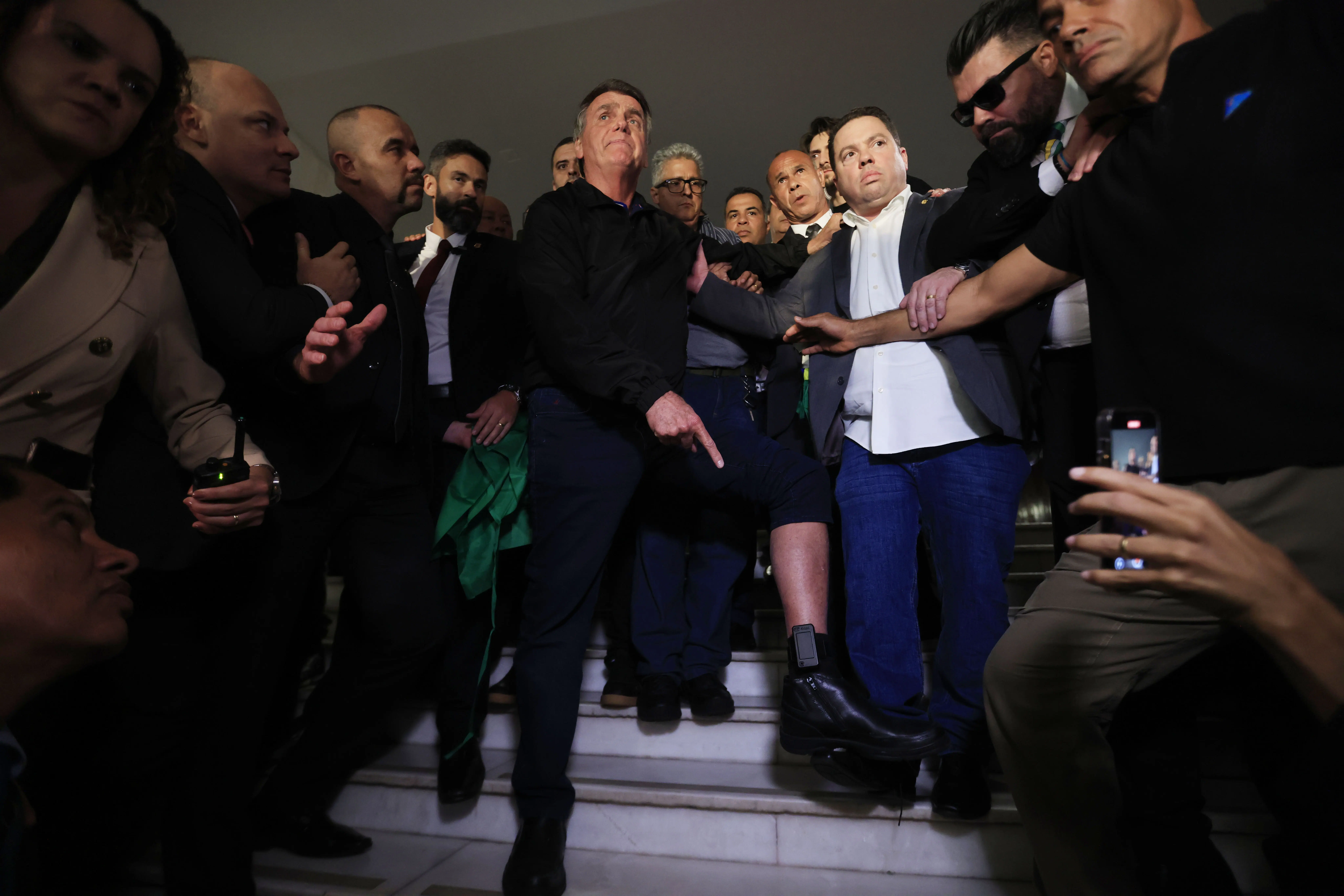 Bolsonaro esteve na Câmara dos Deputados - 21/7/2025 | Foto: Wilton Junior/Estadão Conteúdo