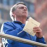 Bolsonaro discursa para apoiadores em ato na Avenida Paulista, na região central da cidade de São Paulo - 29/6/2025 | Foto: Felipe Rau/Estadão Conteúdo