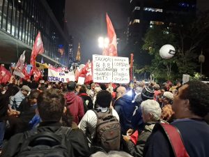 A manifestação convocada por Boulos teve baixa adesão | Foto: Revista Oeste