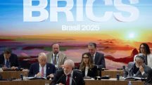 O presidente do Brasil, Luiz Inácio Lula da Silva, discursa durante a reunião de abertura da Cúpula do BRICS, no Museu de Arte Moderna (MAM), no Rio de Janeiro, Brasil, em 6 de julho de 2025. | Foto: Ricardo Moraes/Reuters