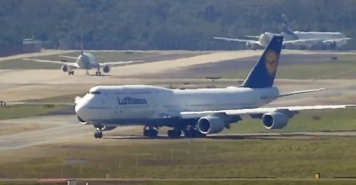 Boeing 747 da Lufthansa | Foto: Reprodução/Redes sociais