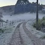 Geada e neve em São Joaquim