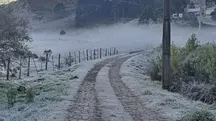 Geada e neve em São Joaquim
