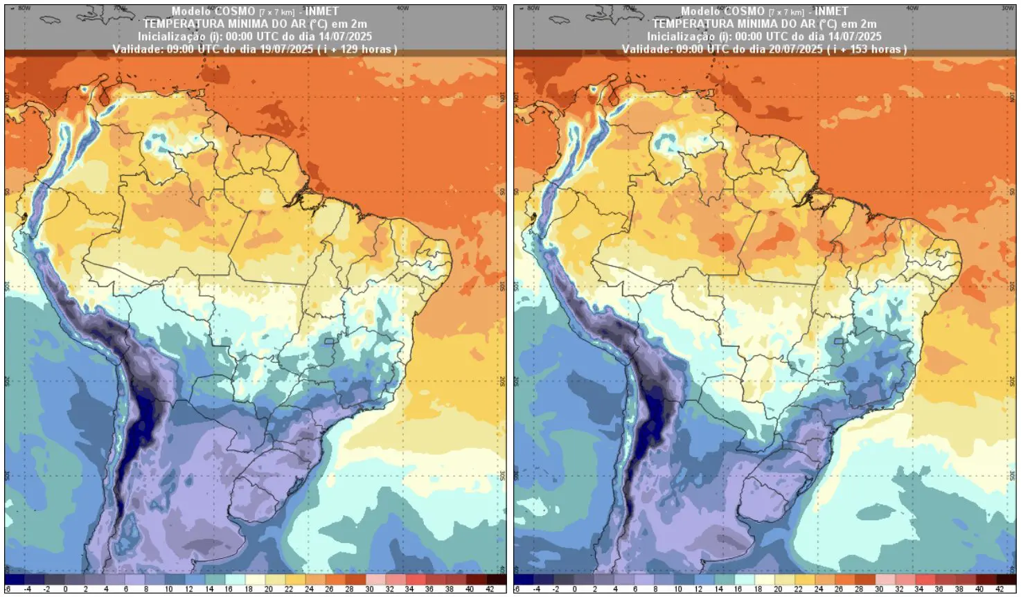 Previsão do tempo Inmet
