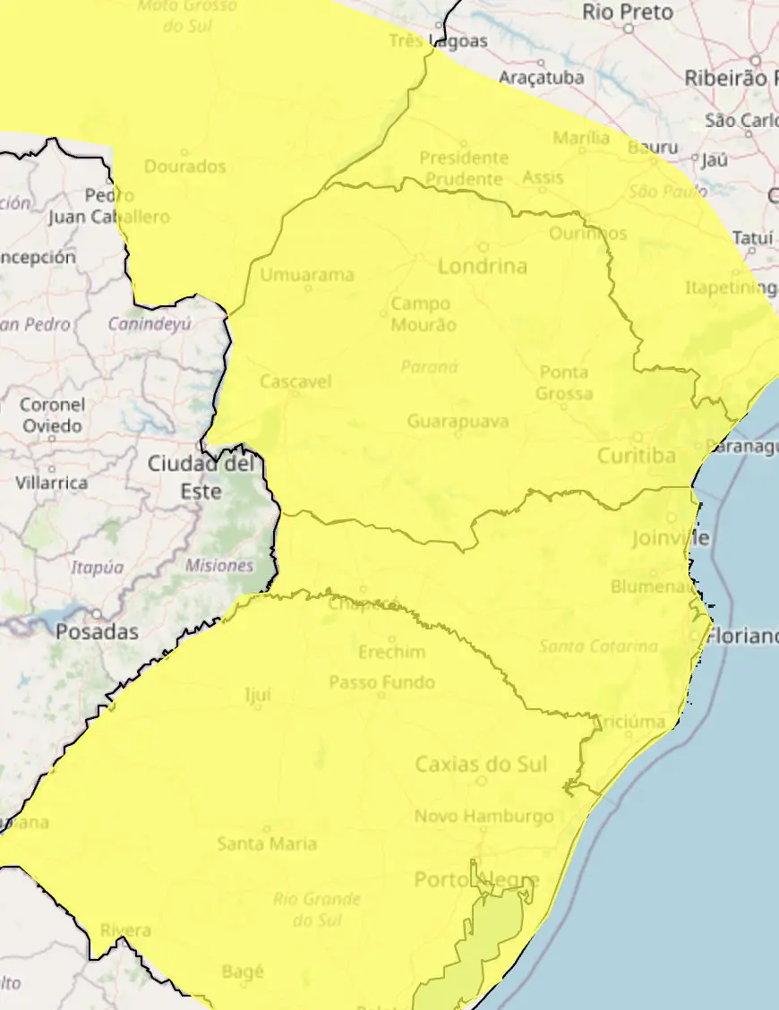 Inmet mapa