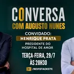 O Conversa com Augusto Nunes é transmitido às terças-feiras, das 20h30 às 21h30 | Foto: Divulgação/Oeste