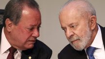 O presidente da Confederação Nacional da Indústria (CNI), Ricardo Alban, e o presidente da República, Luiz Inácio Lula da Silva. Integrantes do governo dialogam com o setor para encontrar alternativas à tarifa imposta pelos Estados Unidos | Marcelo Camargo/Agência Brasil