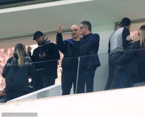 Alexandre de Moraes, no jogo do Corinthians | Foto: Reprodução/Redes Sociais