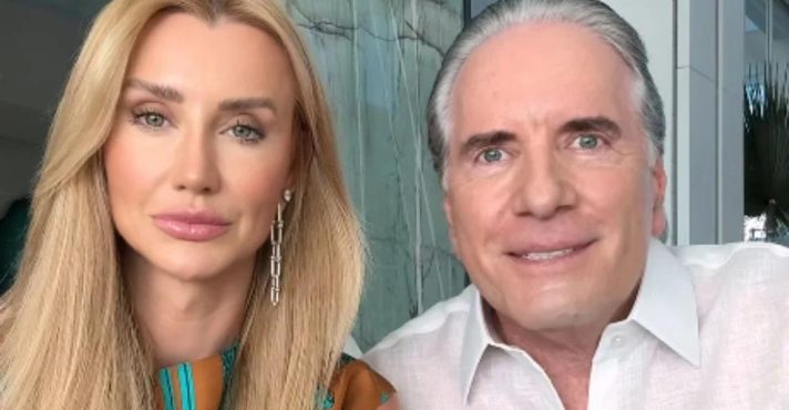 O empresário Roberto Justus e sua mulher, Ana Paula Siebert