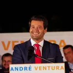 André Ventura, presidente do Partido Chega, de Portugal, defende Bolsonaro