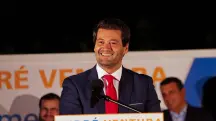 André Ventura, presidente do Partido Chega, de Portugal, defende Bolsonaro