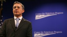 Ex-presidente da Colômbia Álvaro Uribe