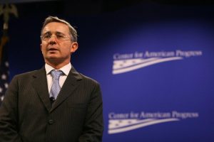 Ex-presidente da Colômbia Álvaro Uribe