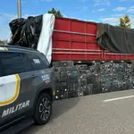 O motorista foi preso em flagrante por transporte de maconha | Foto: SSP/Divulgação