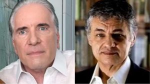 O empresário Roberto Justus (esquerda) e o professor aposentado Marcos Dantas: caso com potencial desdobramento nos tribunais | Foto: Reprodução/Twitter/X