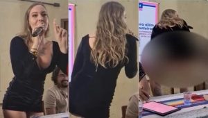 Justiça baiana fala em insuficiência de provas, apesar do volume de exposição do vídeo que teria sido postado pela historiadora | Foto: Reprodução/Twitter/X