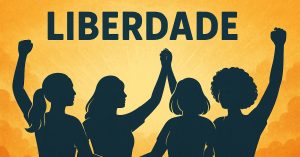 Logo no primeiro encontro, as participantes compartilharam o que liberdade significava | Foto: Divulgação/Oeste | Imagem criada com o auxílio de inteligência artificial