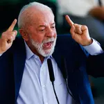 O presidente Lula, na cerimônia de lançamento do Plano Safra 2025/2026, no Palácio do Planalto, em Brasília - 1º/7/2025 | Foto: Wilton Junior/Estadão Conteúdo