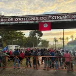Estação de Zootecnia do Extremo Sul da Bahia invadida pelo MST | Foto: Reprodução/MST