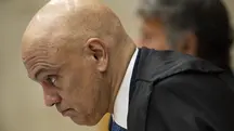 O ministro Alexandre de Moraes voltou a estar no centro dos noticiários depois de ser capturado fazendo um gesto obsceno | Foto: Marcelo Camargo/Agência Brasil