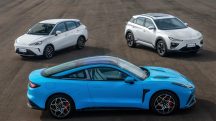 Neta Aya, X e GT, modelos trazidos para o mercado brasileiro: planos frustrados e marca falida na China | Foto: Divulgação/Neta Auto