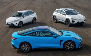 Neta Aya, X e GT, modelos trazidos para o mercado brasileiro: planos frustrados e marca falida na China | Foto: Divulgação/Neta Auto