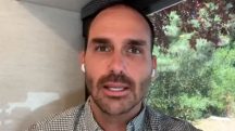Eduardo Bolsonaro concede entrevista ao Oeste sem Filtro | Foto: Revista Oeste