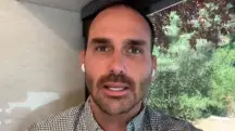Eduardo Bolsonaro concede entrevista ao Oeste sem Filtro | Foto: Revista Oeste