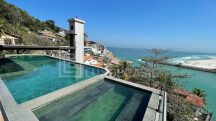 Vista para o mar a partir da mansão onde Oruam estaria morando; aluguel de até R$ 50 mil mensais | Foto: Reprodução/Twitter/X
