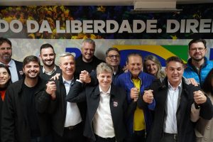 Integrantes dos partidos PL e Novo formaram aliança no Rio Grande do Sul | Foto: Reprodução/Whatsapp