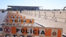 Vista da Praça dos Três Poderes, em frente ao STF: local amanheceu fechado no sábado, 26 de julho, por ordem de Alexandre de Morares | Foto: Wilton Junior/Estadão Conteúdo