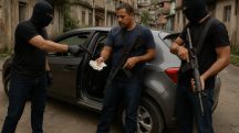A reportagem completa revela os nomes das empresas envolvidas, os bastidores da operação policial e os detalhes da relação entre o crime e o mercado legal | Foto: Divulgação/Oeste | Imagem criada com o auxílio de inteligência artificial