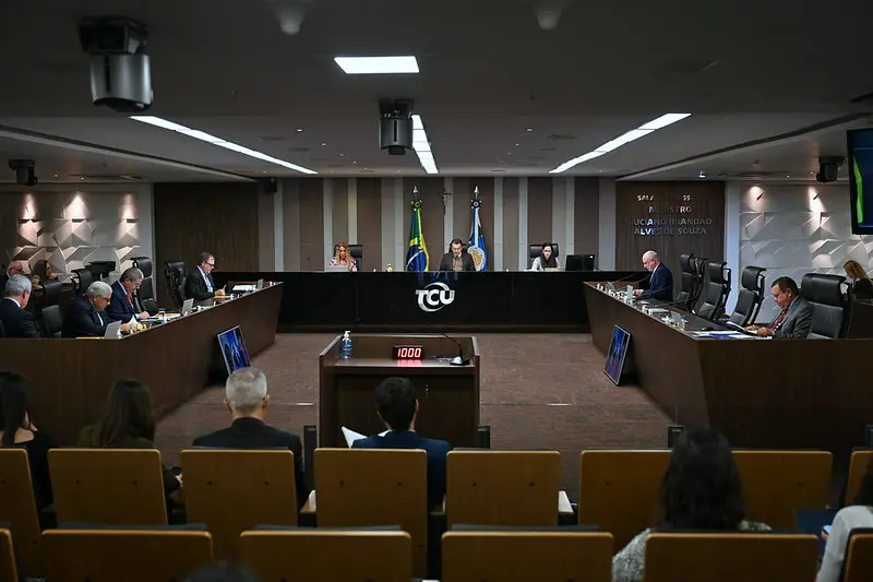 Sessão plenária no TCU | Foto: Divulgação/TCU