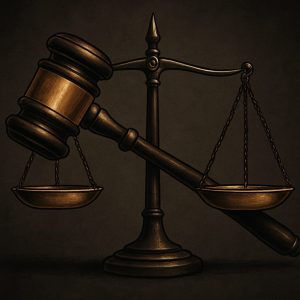 Eis o retrato perfeito da juristocracia brasileira: um Supremo Tribunal Federal que não se limita a interpretar a Constituição | Foto: Divulgação/Oeste | Imagem criada com o auxílio de inteligência artificial