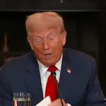 Durante encontro com líderes africanos, na Casa Branca, Trump falou sobre a taxação ao Brasil: mercado reagiu imediatamente | Foto: Reprodução/Twitter/X