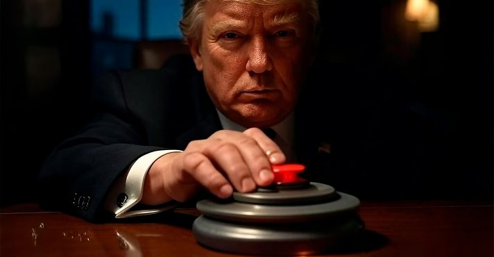 Donald Trump aciona a Seção 301 | Imagem gerada por inteligência artificial