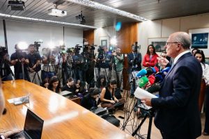 Geraldo Alckmin se reuniu com representantes de big techs - 29/07/2025 | Foto: Cadu Gomes/VPR