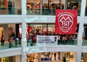 MTST invade Shopping Leblon, onde Janja fazia compras durante cúpula do Brics