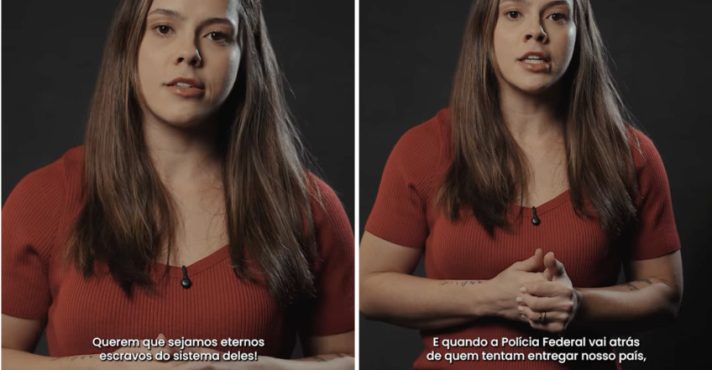Neta de Lula, Bia, em vídeo publicado nas redes sociais | Foto: Reprodução/Redes sociais