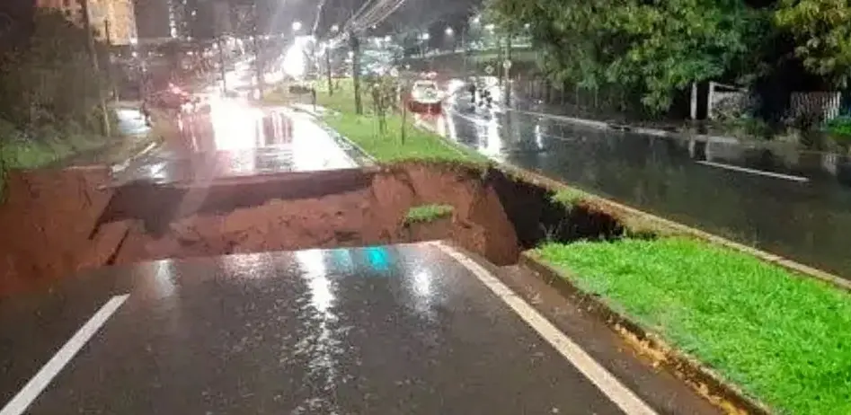 cratera em araraquara
