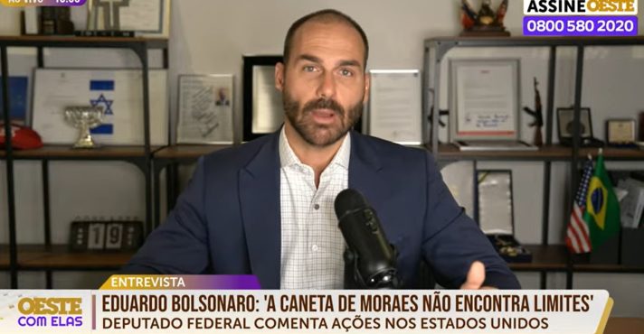 Lei Magnitsky contra Alexandre de Moraes está 'mais perto do que nunca', diz Eduardo Bolsonaro