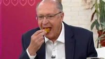 Na véspera do tarifaço, Alckmin come coxinha com Ana Maria Braga