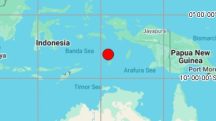 Terremoto, a 98 km de profundidade, atingiu a região das Ilhas Tanimbar, na Indonésia, nesta segunda-feira, 14 de julho | Foto: Reprodução
