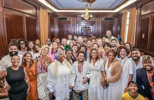 Janja, durante encontro com influenciadores no Rio, em agosto de 2023 | Foto: Reprodução