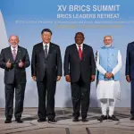 Representantes dos cinco principais países do Brics em 2023 | Foto: Ricardo Stuckert / PR