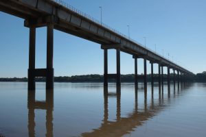 A Ponte Internacional São Borja–Santo Tomé | Foto: Ritieli Ramos/Arquivo Prefeitura de São Borja
