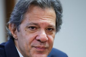 Ministro Fernando Haddad durante café da manhã com jornalistas