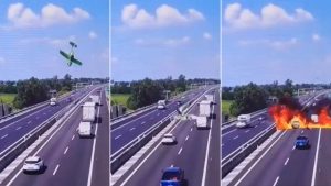 queda avião itália acidente explosão